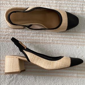 Slingback kitten heel